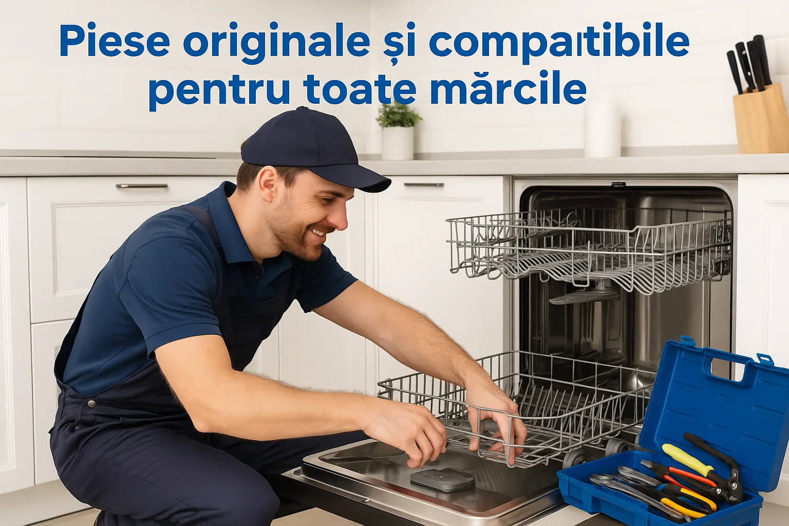 Proces reparație mașină de spălat vase - diagnostic, reparație, testare și garanție în București